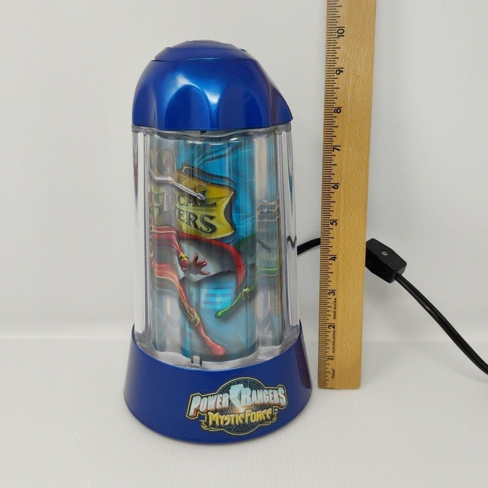 Vintage Rabbit Tanaka Power Rangers Spencers 3D Rotating Lamp - Tested & Working - Picture 6 of 10